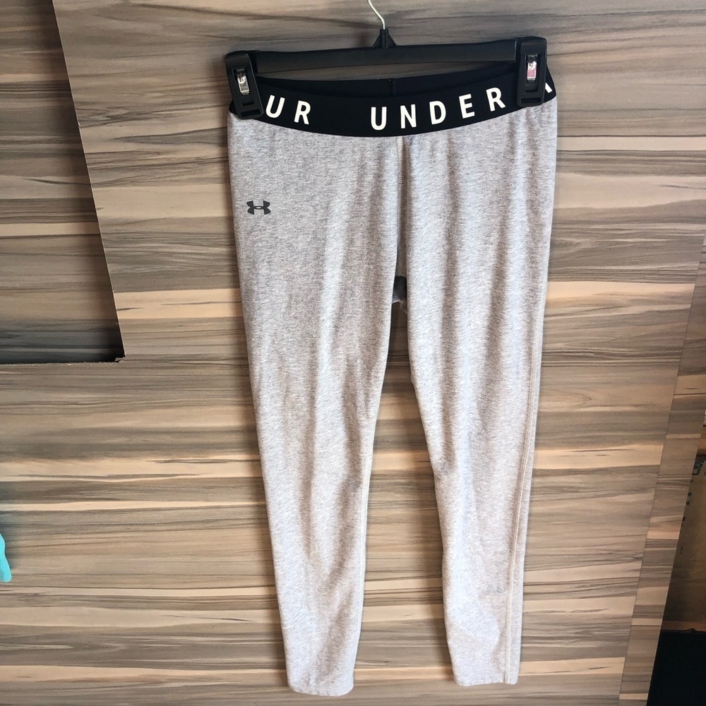 Under Armour gray and black leggings size XS active wear gym pants sport…​ - Picture 2 of 7